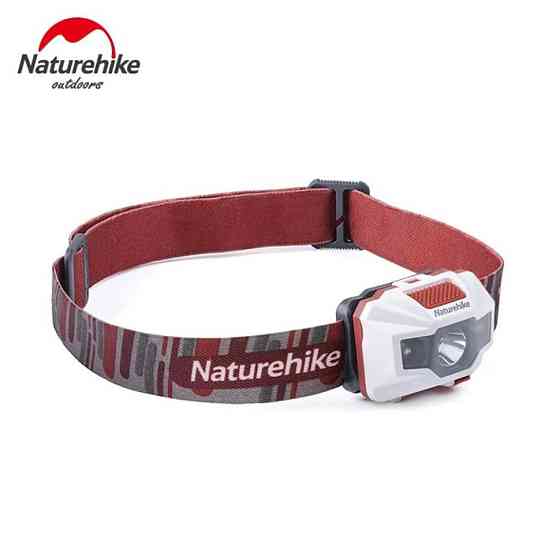 Фонарь налобный Naturehike TD-02 NH00T002-D, бело-красный Киев