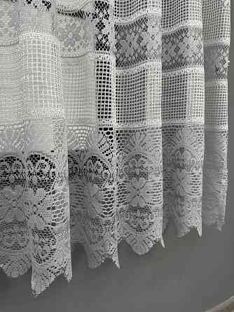 Тюль сетка VR-Textil Juli № 1716т Арка на кухню цвет серый 300х160 см (53-0027) Киев