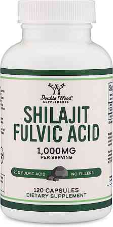Мумійо Double Wood Supplements Shilajit Resin 1000 mg 120 capsules Луцьк