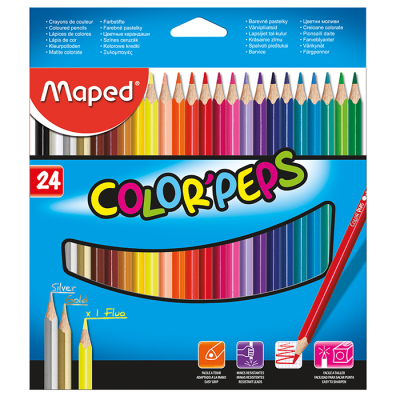 Карандаши цветные Maped Color Peps Classic 24 цв. (MP.183224) Винница