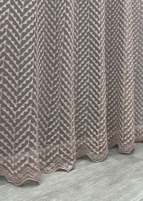 Тюль Гипюр цвет какао 1878т Киев - изображение 5