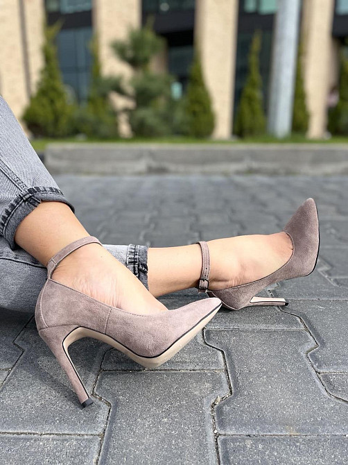 Nivelle Туфлі жіночі NIVELLE капучино натуральна замша 36р. каблук 10см. (1769/10502-10512) Коломия - фото 2