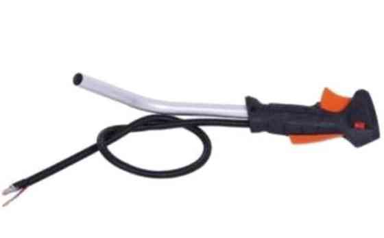 Ручка газа в сборе мотокосы (mod:7) с трубой Мукачево