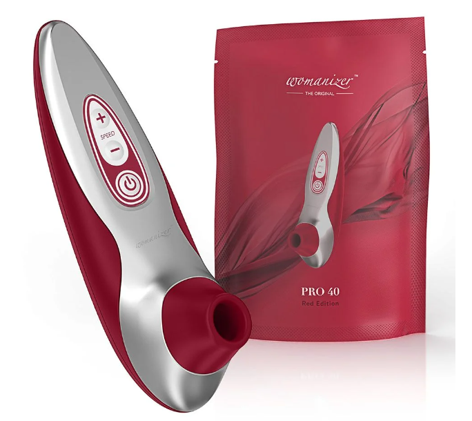 Вакуумний безконтактний кліторальний вібратор Womanizer PRO40 з технологією Pleasure Air, водонепроникний Київ - фото 7
