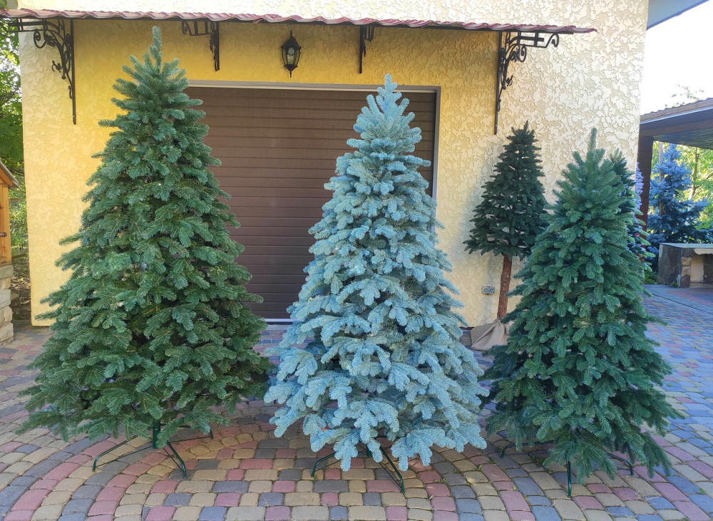 Елка литая искусственная новогодняя «Ковалевская» зеленая 1.5 / 1.8 / 2.1 / 2.3 / 2.5 / 3 м 3 Киев - изображение 6