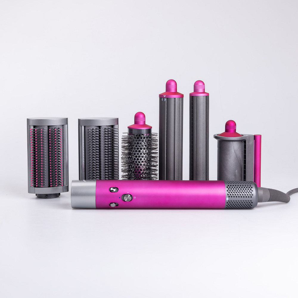 Мультистайлер для волос Airwrap с 6 насадками, розовый Киев - изображение 9