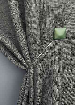 Магніти для штор і гардин Квадрат набір 2 шт Оливковий (81-281) Київ