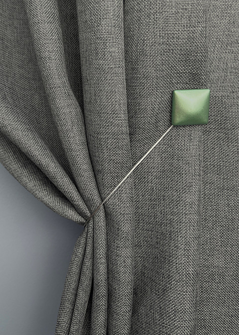 Магниты для штор и гардин Квадрат набор 2 шт Оливковый (81-281) Киев - изображение 5