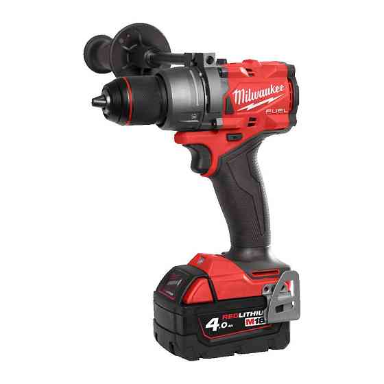 Дриль-шуруповерт з ударом акумуляторний безщітковий MILWAUKEE, M18 FPD3-402С, 158Нм (зарядний пристрій М12-18 С, 2 акумулятори М Одеса