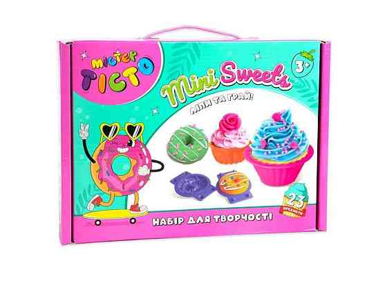 Набор для творчества Мистер тесто Mini Sweets на украинском языке 41008 ТМ STRATEG Киев