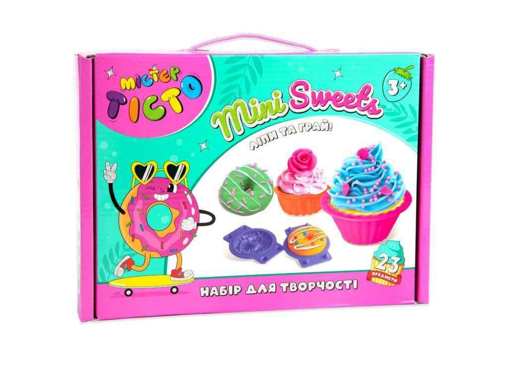 Набор для творчества Мистер тесто Mini Sweets на украинском языке 41008 ТМ STRATEG Киев - изображение 1