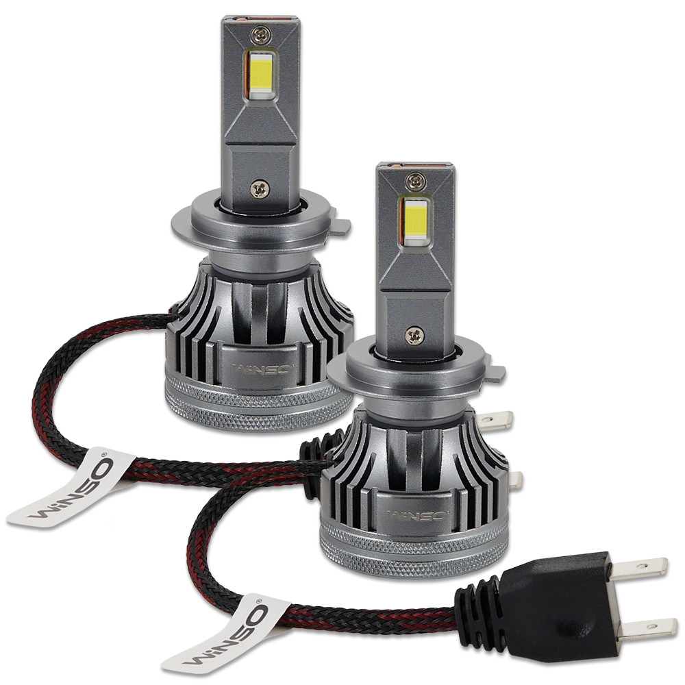 Автолампа Winso LED H7 12/24V 90Вт 7000Лм 6500K CSP3970 2шт Львов - изображение 3
