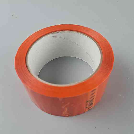 Упаковочный скотч Ярко-Оранжевый 38мк 45мм 80метров  