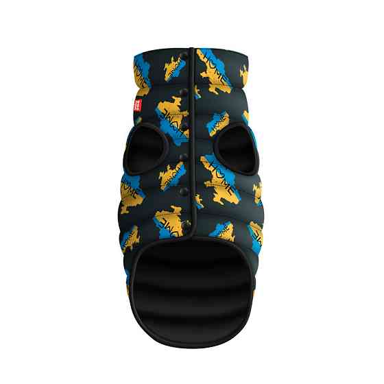 Курточка для собак WAUDOG Clothes малюнок "Дом", M50, В 76-79 см, C 55-61 см Вінниця