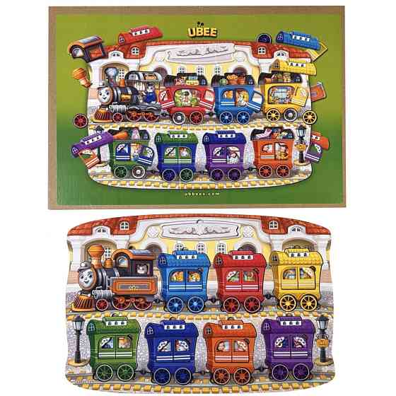 Дерев'яний дитячий сортер "Потяг великий" (ПСД296) PSD296 Вінниця