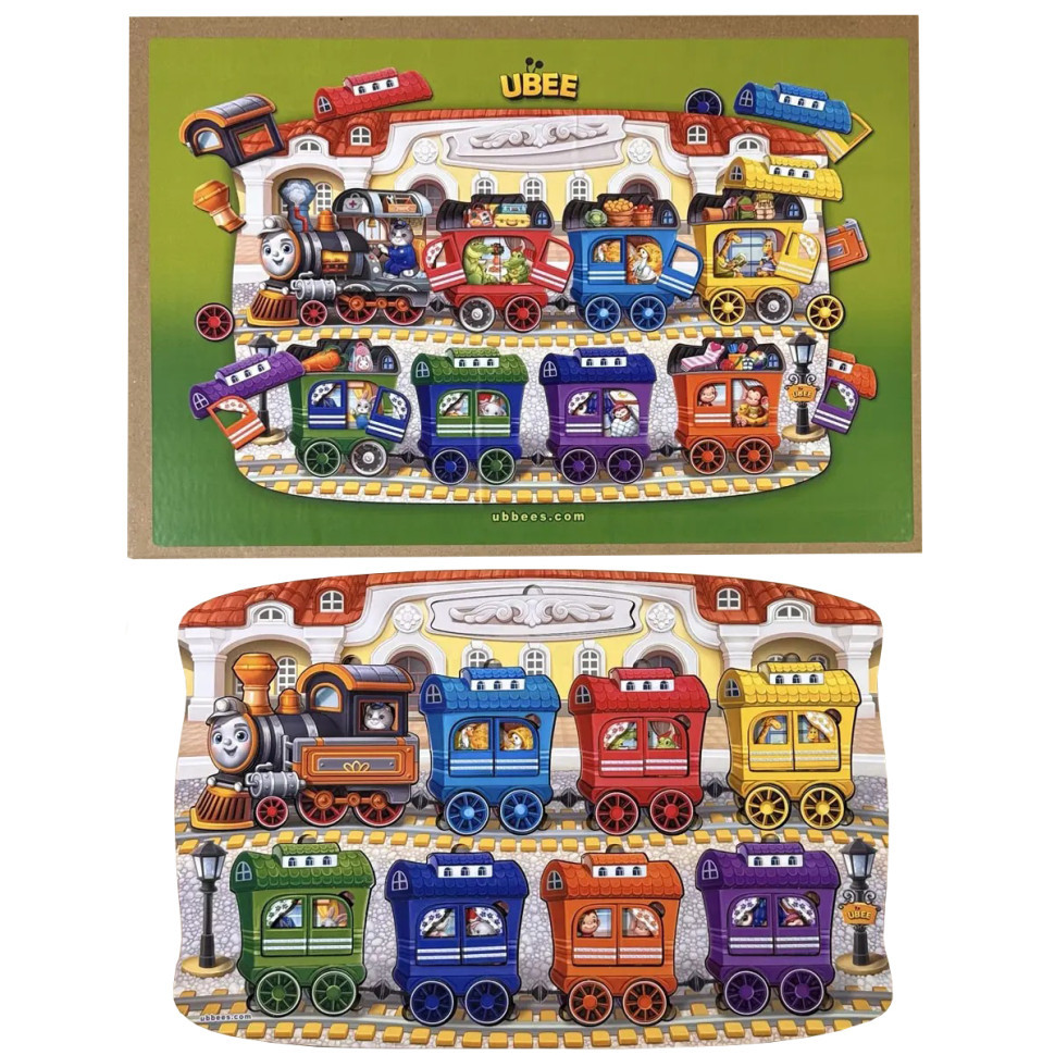 Дерев'яний дитячий сортер "Потяг великий" (ПСД296) PSD296 Вінниця - фото 2