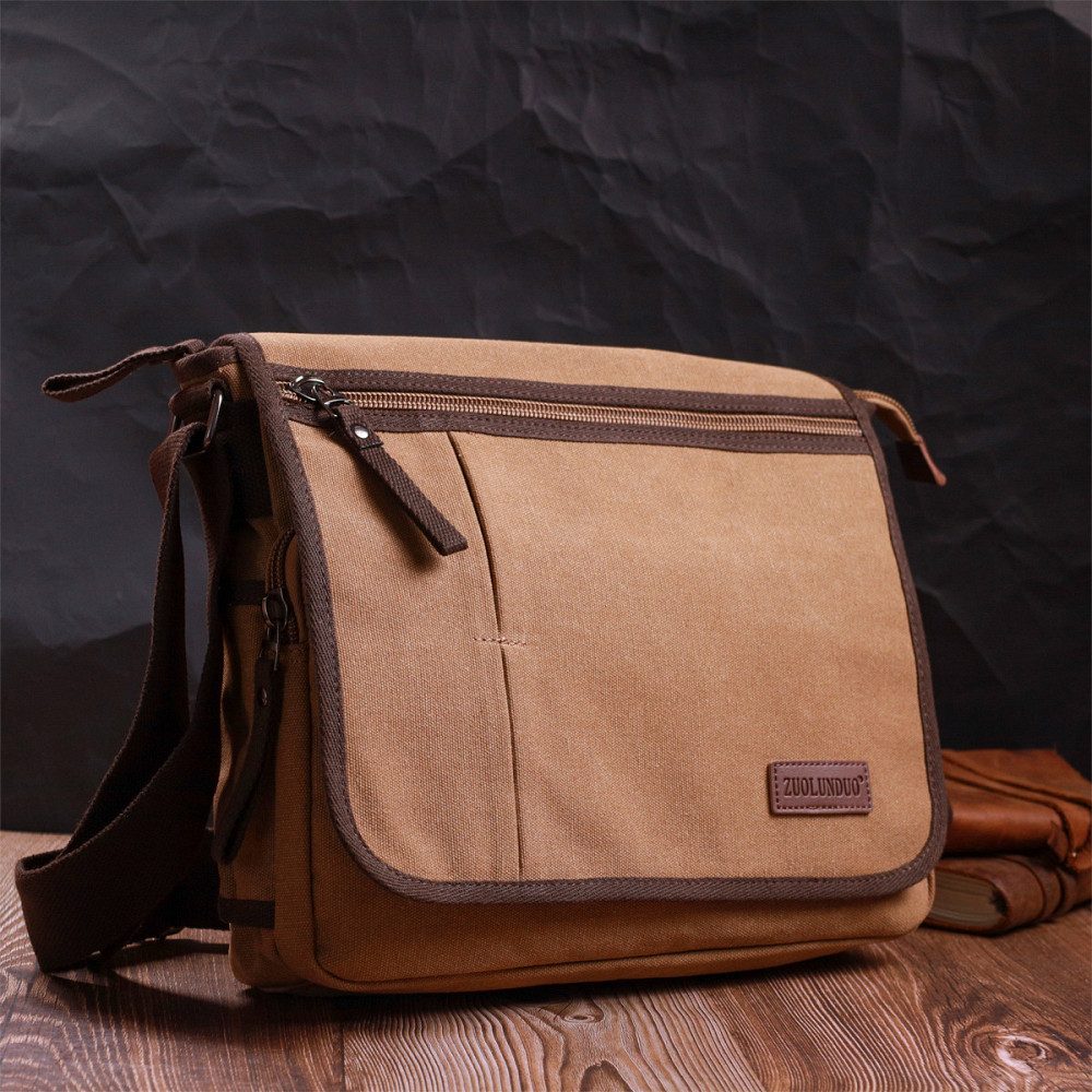 Вместительная текстильная сумка для ноутбука 13