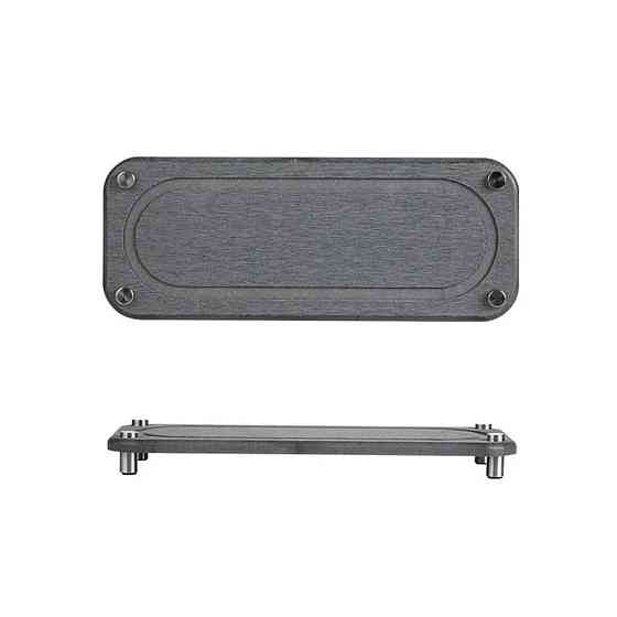 Подставка универсальная для душа,ванной комнаты,кухни для принадлежностей каменная из диатомита тёмно-серая Каменец-Подольский