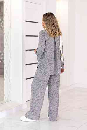 Жіночий легкий прогулянковий костюм: сорочка і штани американський креп Одеса