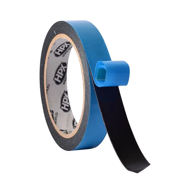 Скотч двухсторонний на вспененной основе 12мм*5м черный Харьков - изображение 2