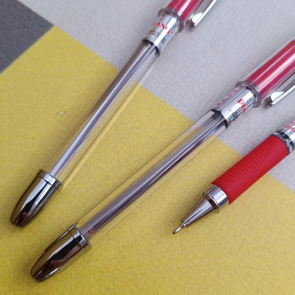 Ручка Кулькова 0,5мм червона Piano Київ - фото 2