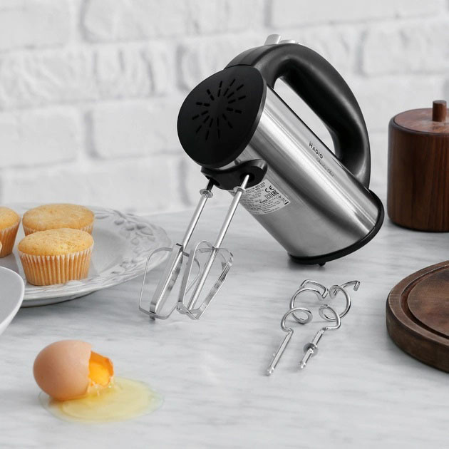 Ручной миксер для крема, Миксер с двумя венчиками, для еды Миксер-венчик взбивания яиц ZS-38 Львов - изображение 11