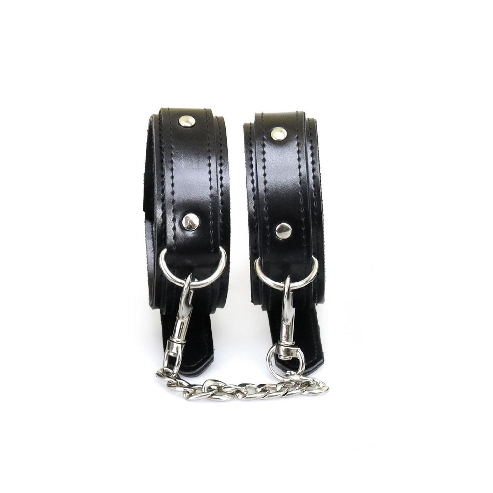 Поножі з екошкіри Art of Sex - Legcuffs Emoji Sex Aura Київ - фото 2