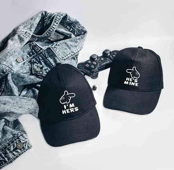 Парні кепки-бейсболки i'm herm/he's mine Чернівці