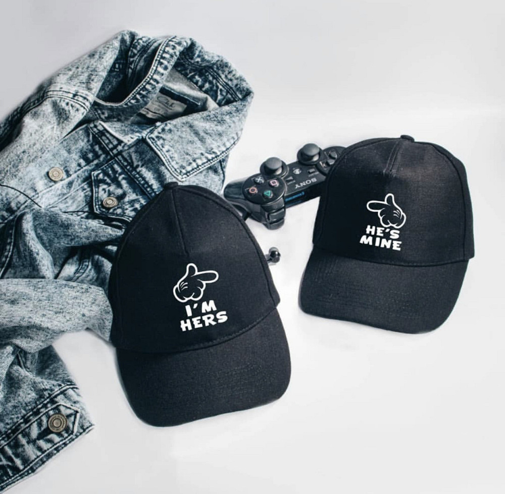 Парные кепки-бейсболки i`m her \ he`s mine Черновцы - изображение 1