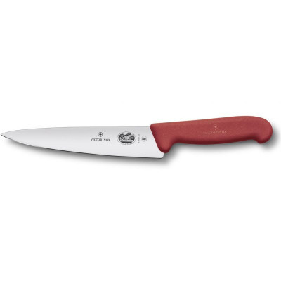 Кухонный нож Victorinox Fibrox Carving 25 см Red (5.2001.25) Винница - изображение 1