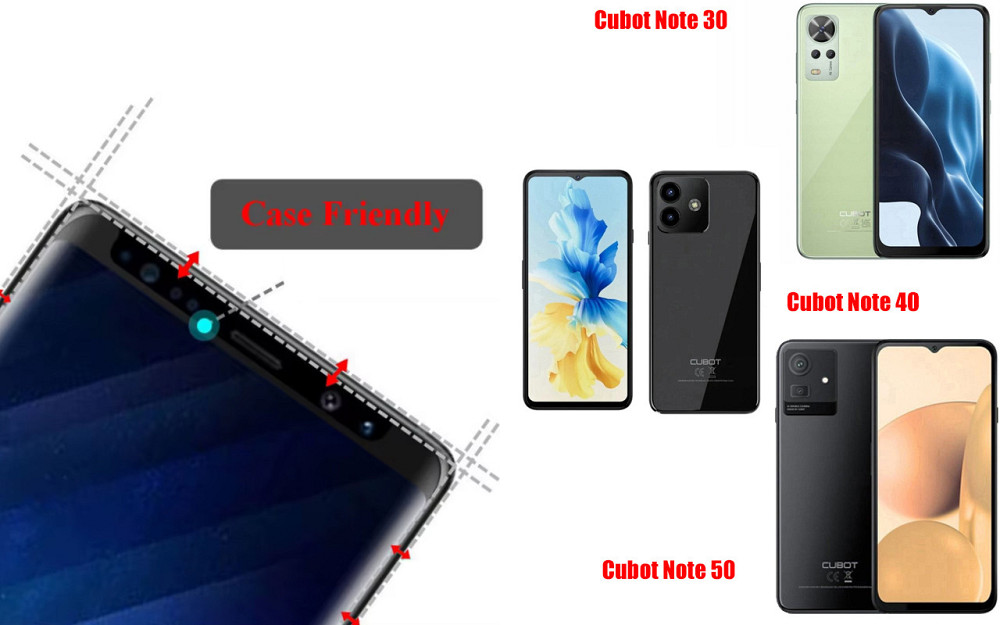 Захисне скло HyperGlass Pro для Cubot Note 30, Cubot Note 40, Cubot Note 50 – максимальна чутливість та захист Київ - фото 4