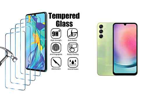 Захисне скло ArmorGlass для Samsung Galaxy A24 – стійке до подряпин та ударів Київ