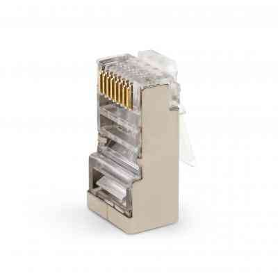 Конектор Vinga RJ-45 FTP 100 шт. (VCPCON8P8CFTP) Вінниця