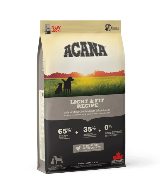 Acana Light & Fit Recipe (Акана Лайт енд Фіт Ресипе) сухий корм для дорослих собак з надмірною вагою Запоріжжя - фото 1