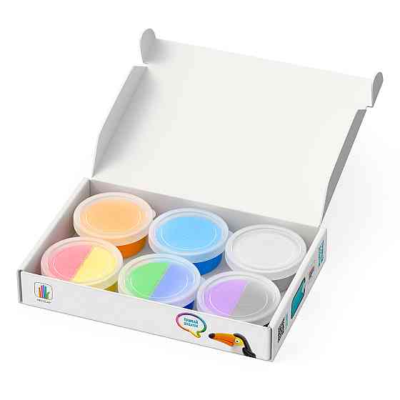 Набір пластиліну Ліпака – Птахи: Пінгвін, павич, тукан Дніпро