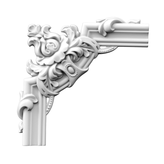 Угловой элемент молдинга полиуретановый Gaudi Decor CF 3007A Днепр