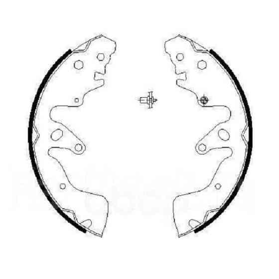 Гальмівні колодки Bosch барабанні задні SUZUKI Grand Vitara II (JT) '1.6-2.0'05 0986487756 Харків