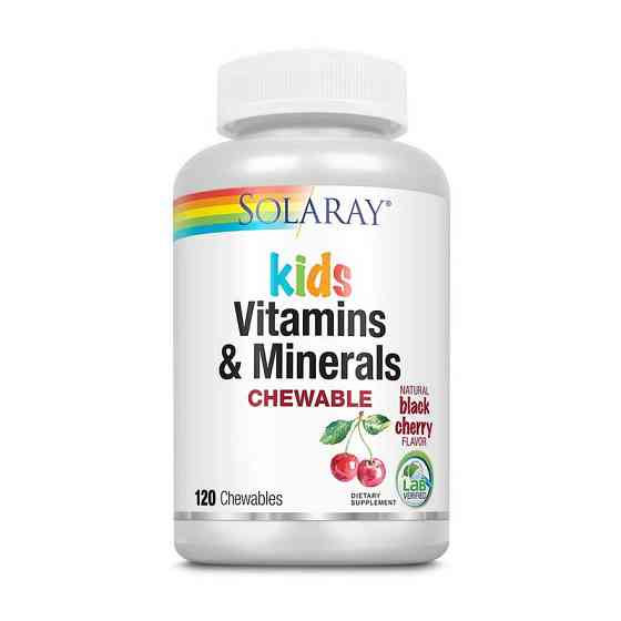 Kid`s Vitamin &amp; Minerals (120 chewables, black cherry) Луцк