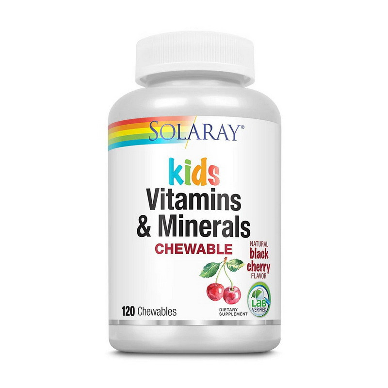 Kid`s Vitamin &amp; Minerals (120 chewables, black cherry) Луцк - изображение 1