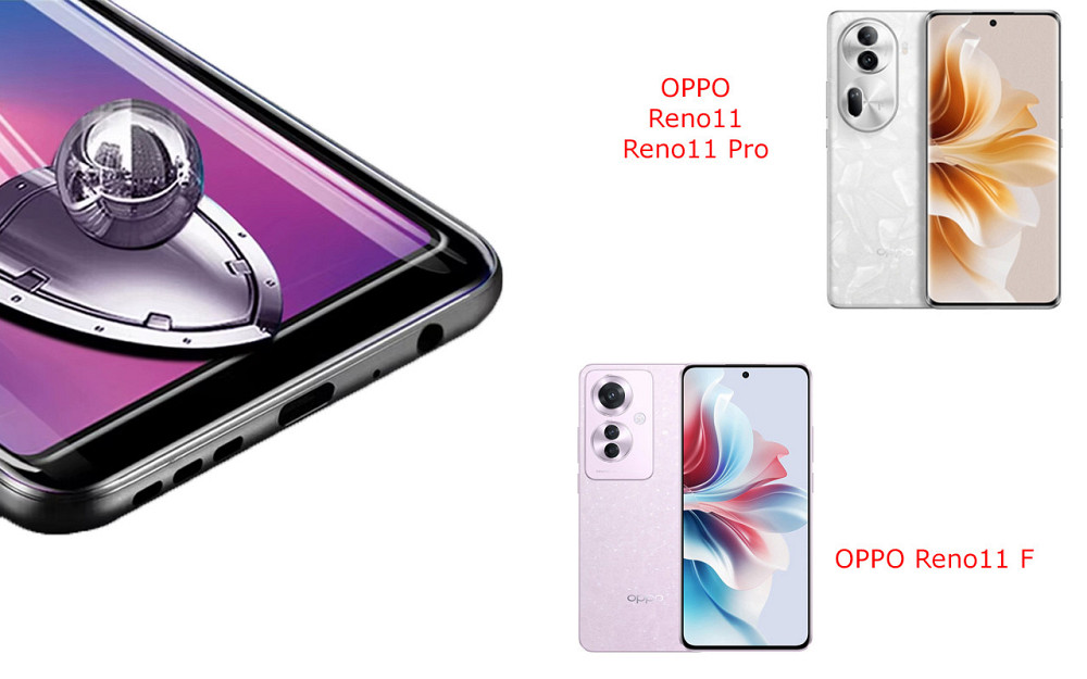 Захисне скло DefenzoGlass для OPPO Reno11, Reno11 F, Reno11 Pro – подвійна міцність Київ - фото 1