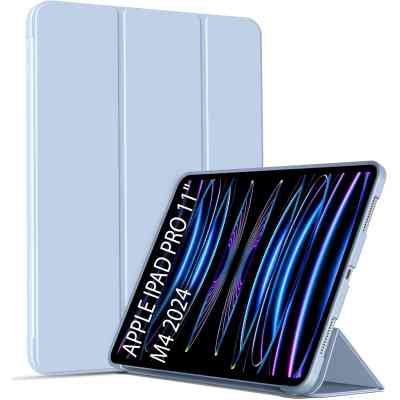 Чехол для планшета Armorstandart Tri Fold Soft TPU Silicone Apple iPad Pro 11" M4 2024 Light Blue (711748) Винница