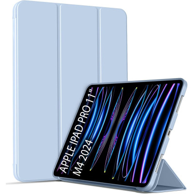 Чехол для планшета Armorstandart Tri Fold Soft TPU Silicone Apple iPad Pro 11" M4 2024 Light Blue (711748) Винница - изображение 1