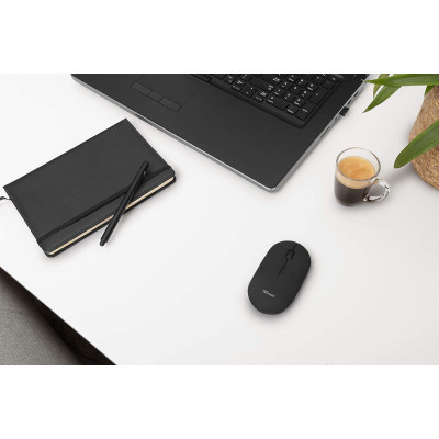 Мишка Trust Puck Wireless/Bluetooth Silent Black (24059) Вінниця - фото 8