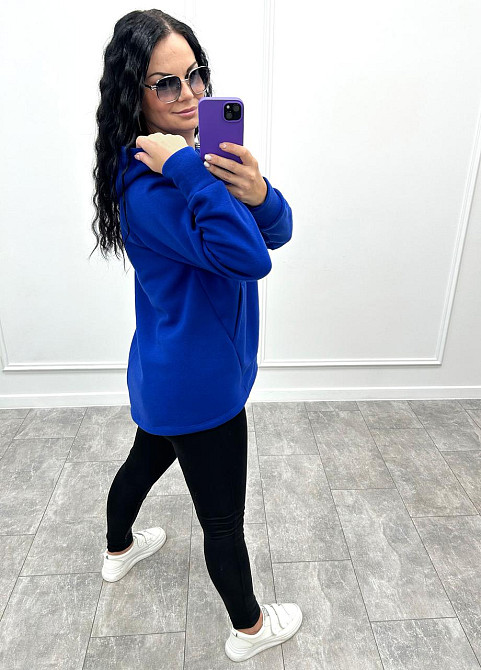 Худі вільного крою з капюшоном "Sky" оптом | Батал Електрик, 50-52 Київ - фото 2