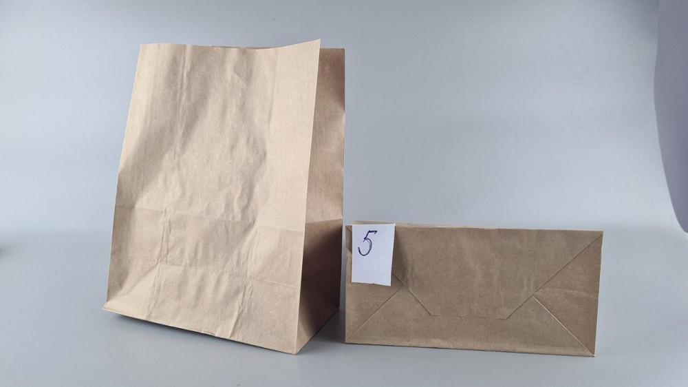 Пакет паперовий 29*23*12 см 70 г\м2 коричневий з дном уп. 25 шт. Харків - фото 2