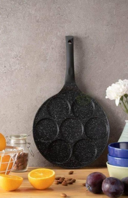 СКОВОРОДА ДЛЯ ПАНКЕЙКОВ Ø 26 СМ ГРАНИТ (ШТ) 7612 ABA-OPT Одесса - изображение 1