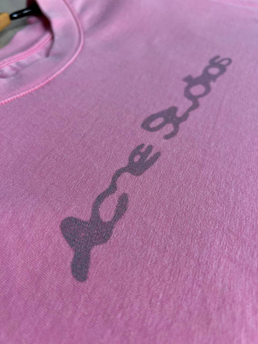 Футболка женская A-N 27039 вареная тай-дай оверсайз хлопок с надписью, розовый, one size Киев - изображение 12