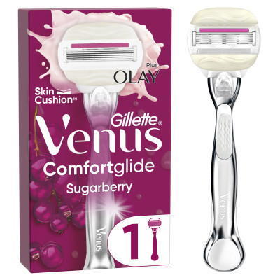 Бритва Gillette Venus Comfortglide Sugarberry Plus Olay с 1 сменным картриджем (8700216130516) Винница - изображение 1