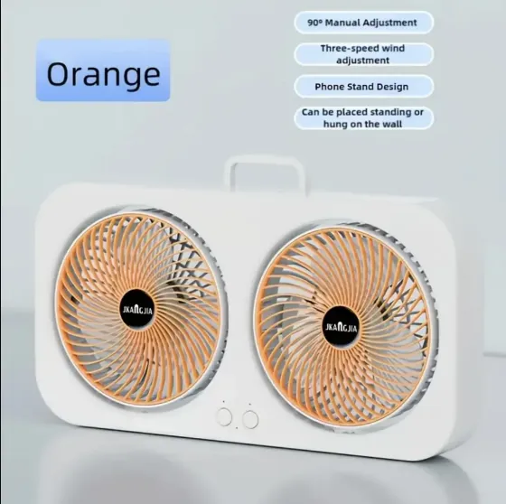 Компактный настольный вентилятор с двойным потоком воздуха и циркуляцией воздуха AND LY-879 Коломия