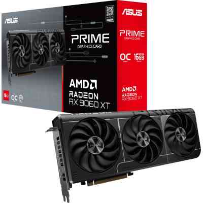 Відеокарта ASUS Radeon RX 9060 XT 16Gb PRIME OC (PRIME-RX9060XT-O16G) Вінниця